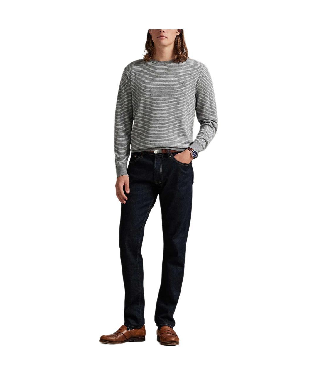 POLO RALPH LAUREN Серый джемпер / свитер, фото 2