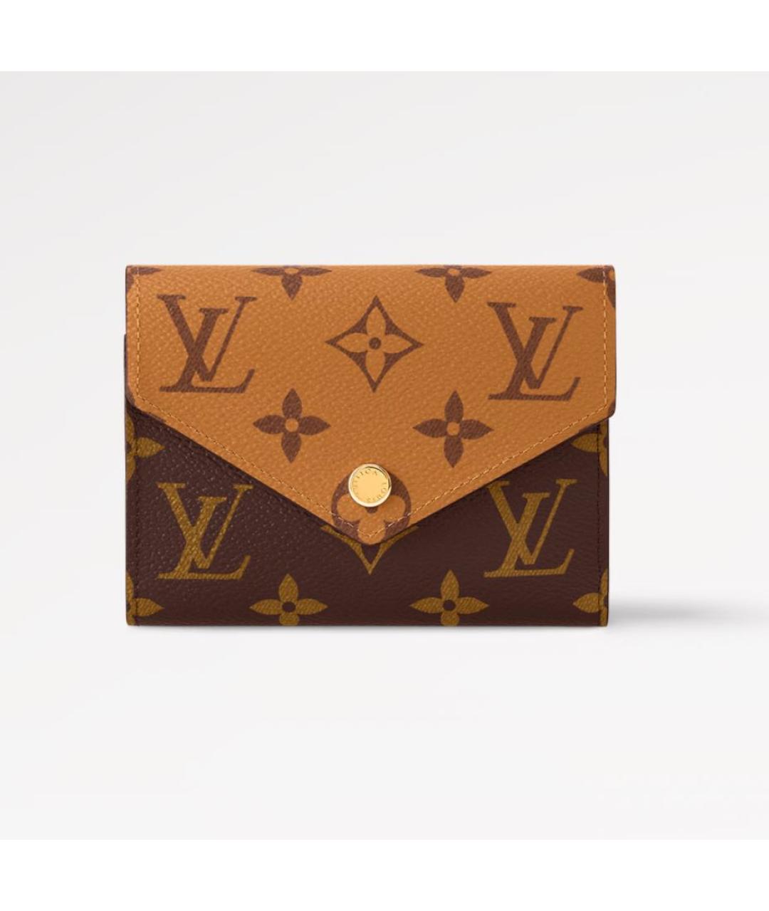 LOUIS VUITTON Коричневый кошелек, фото 8