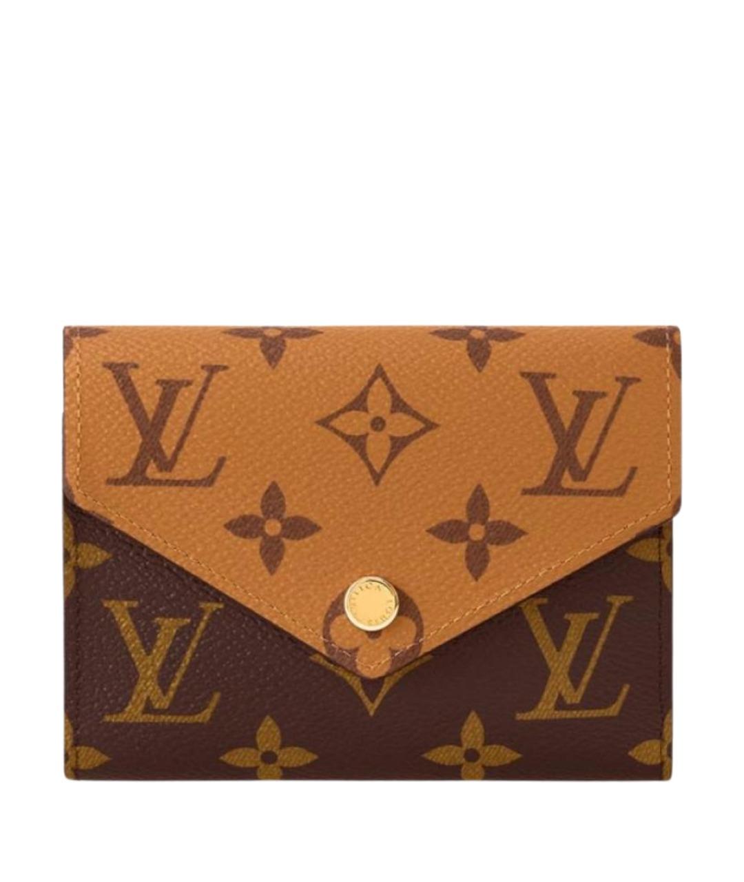 LOUIS VUITTON Коричневый кошелек, фото 1