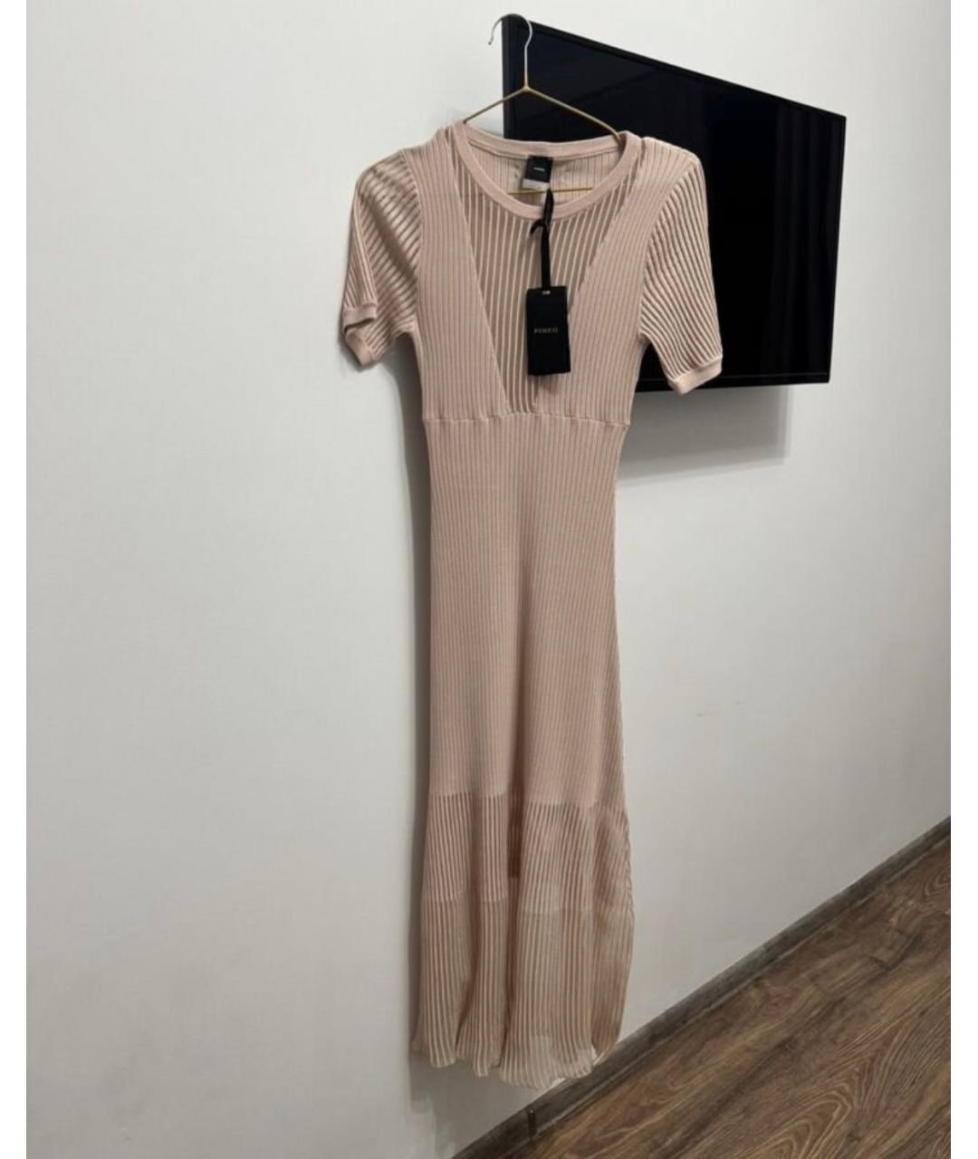 PINKO Розовое вечернее платье, фото 5