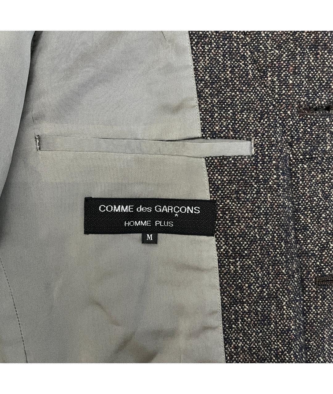 COMME DES GARÇONS Коричневый хлопковый пиджак, фото 6