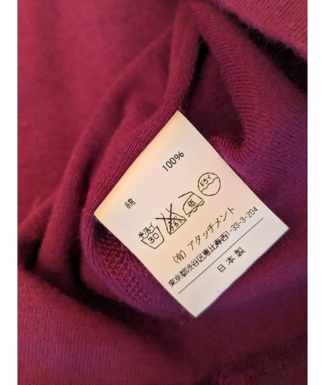 ATTACHMENT Фиолетовая хлопковая футболка, фото 8