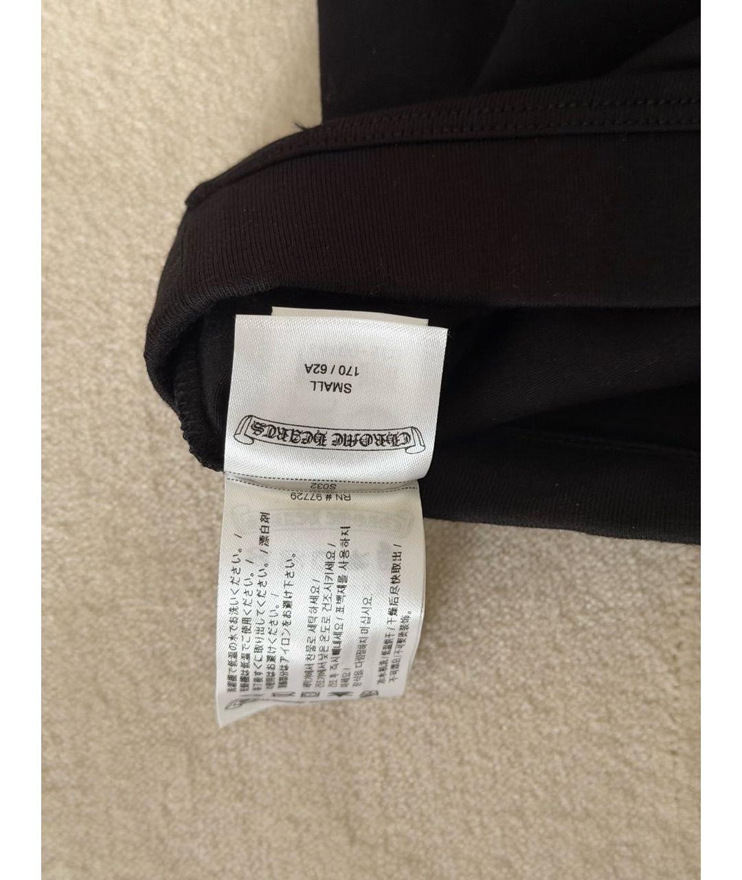 CHROME HEARTS Черные полиамидовые леггинсы и велосипедки, фото 5