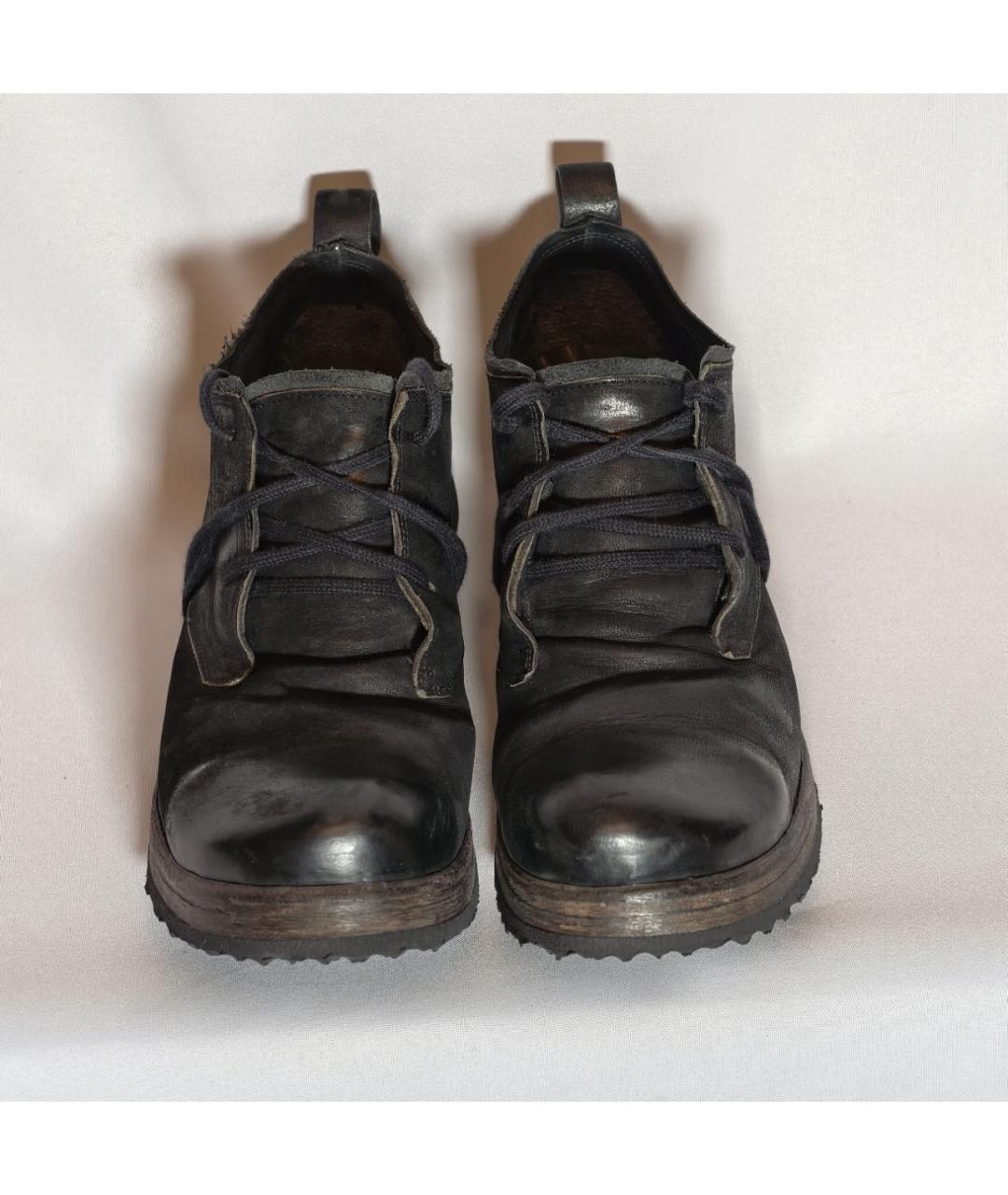 BORIS BIDJAN Черные кожаные туфли, фото 3