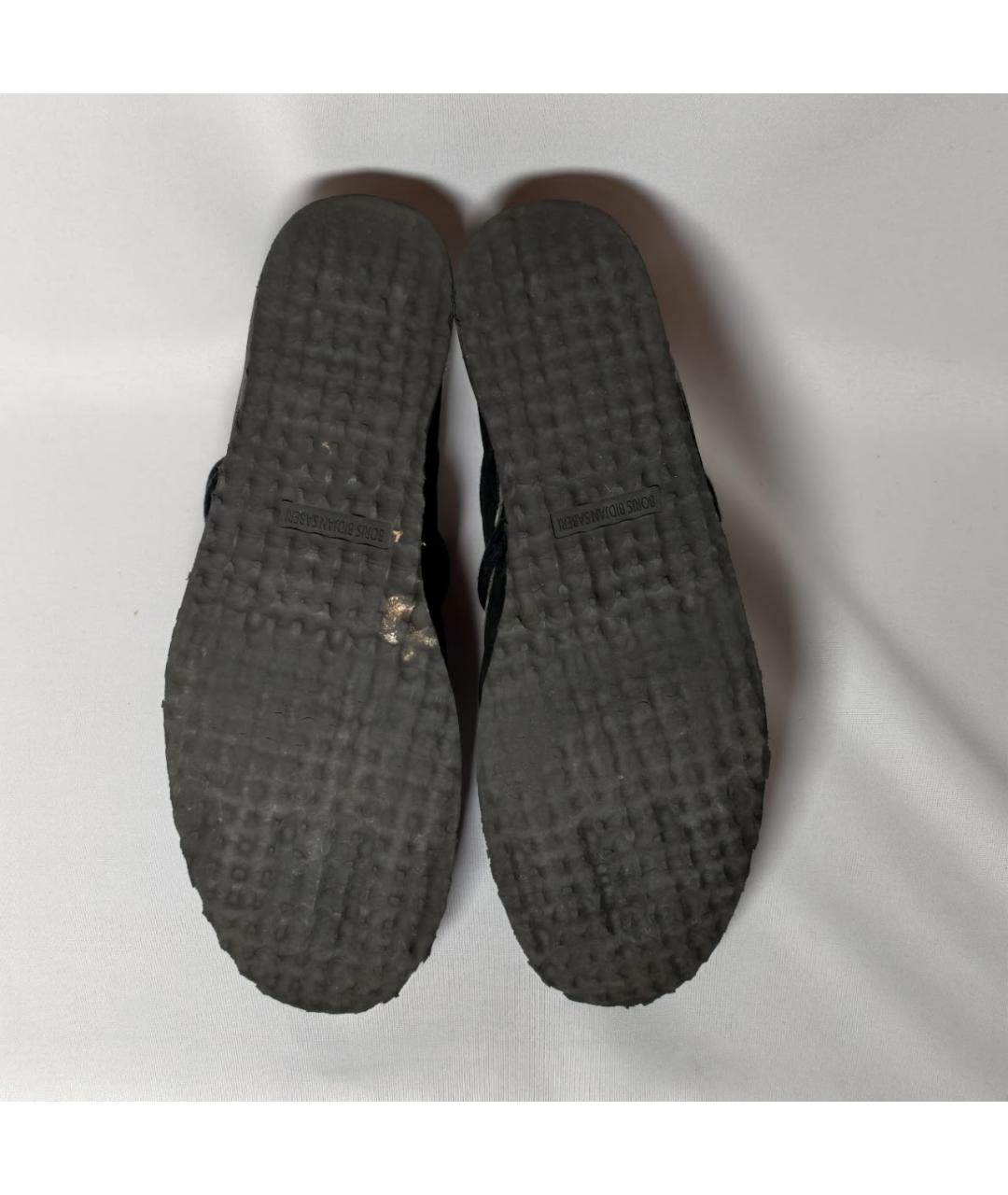 BORIS BIDJAN Черные кожаные туфли, фото 7