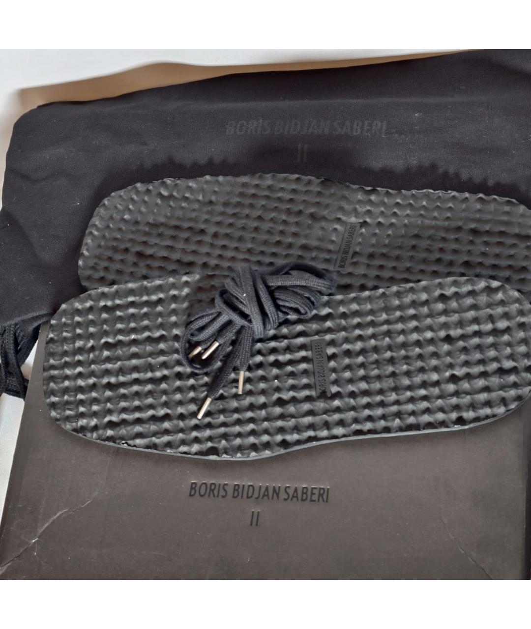 BORIS BIDJAN Черные кожаные туфли, фото 8