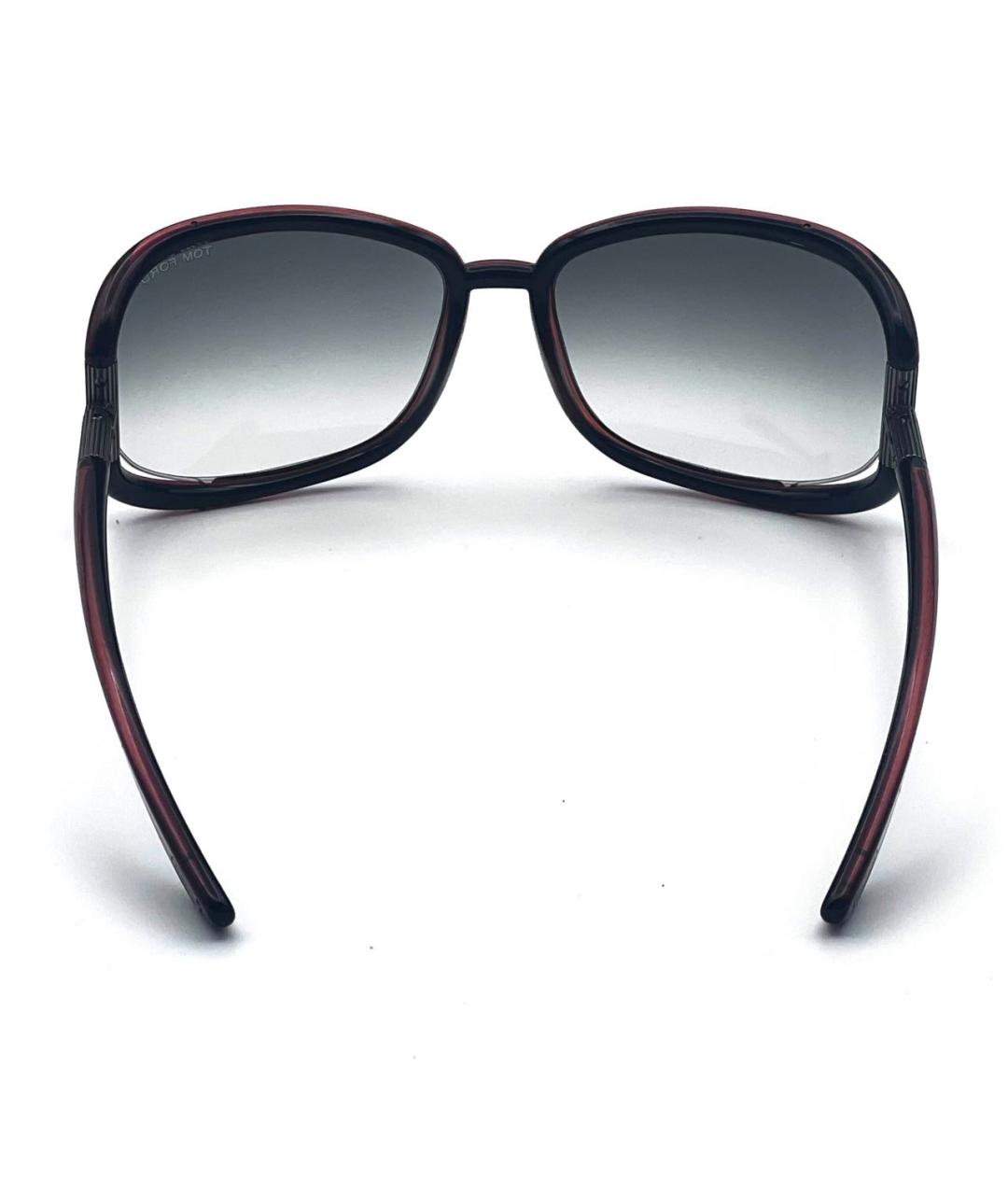 TOM FORD Черные пластиковые солнцезащитные очки, фото 6