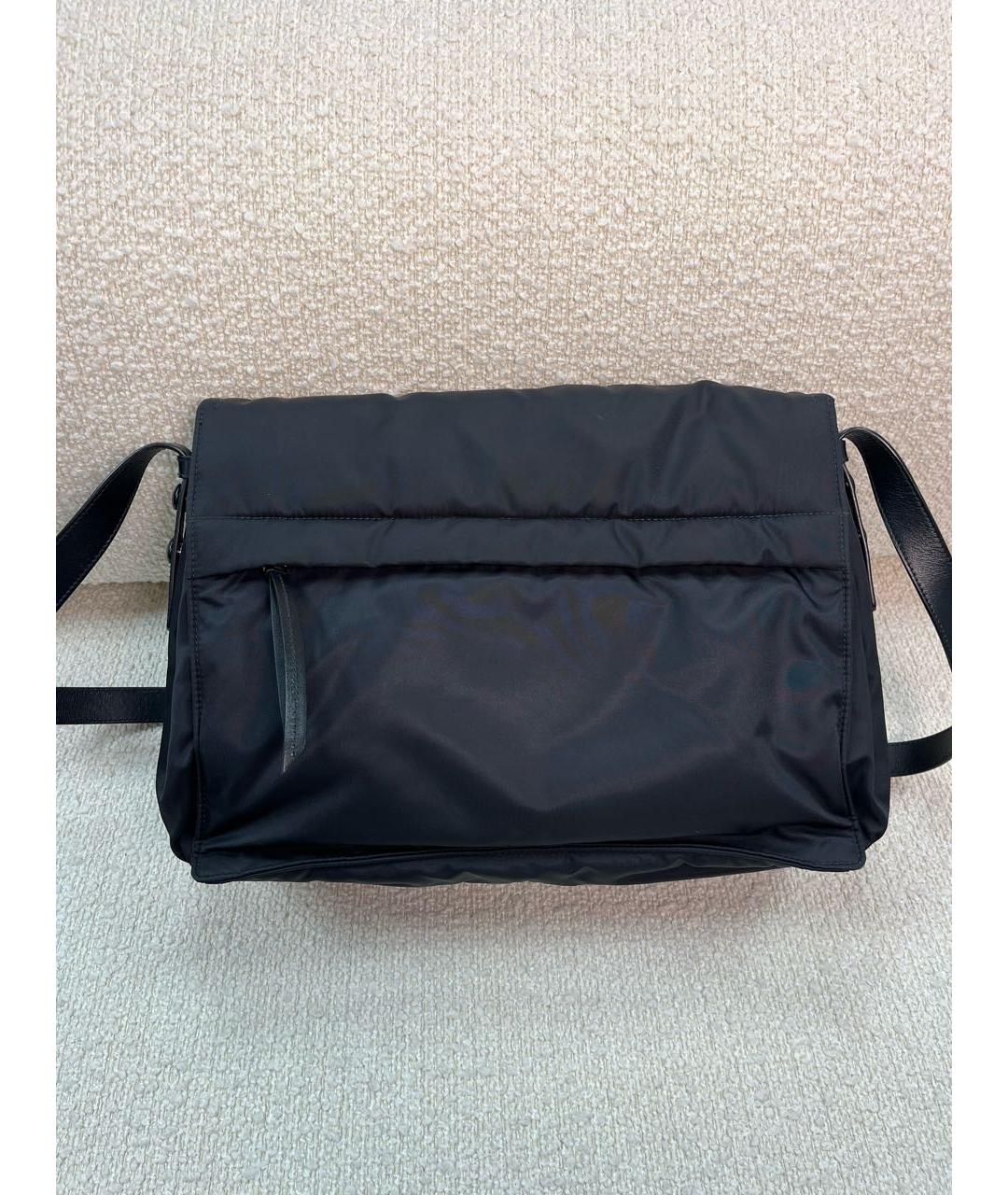 PRADA Черная синтетическая сумка через плечо, фото 3