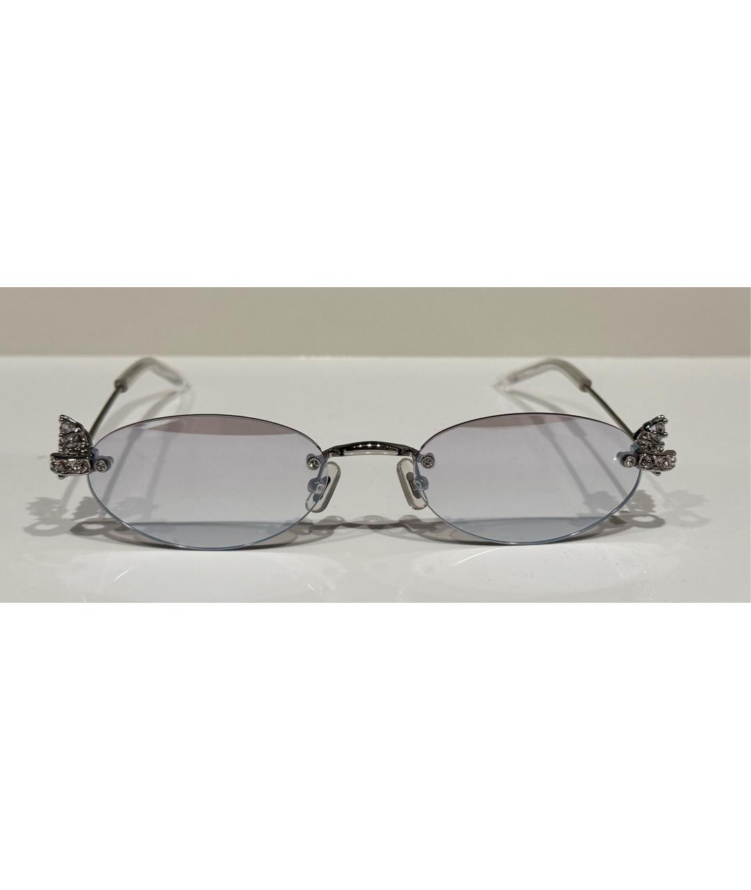 GENTLE MONSTER Серые металлические солнцезащитные очки, фото 5