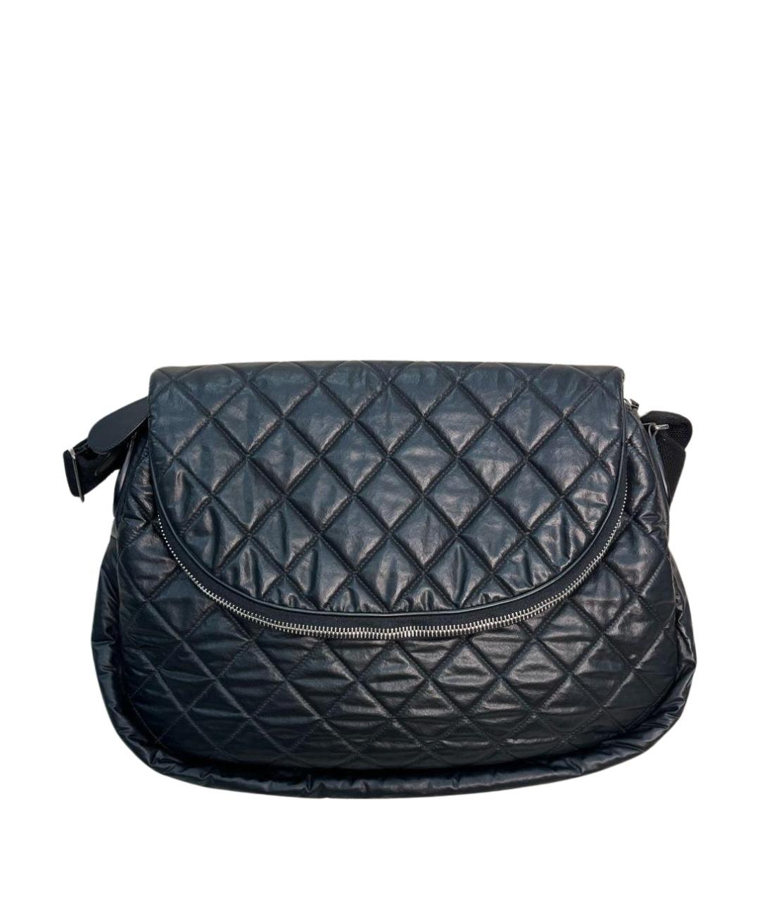 CHANEL Черная тканевая сумка через плечо, фото 1