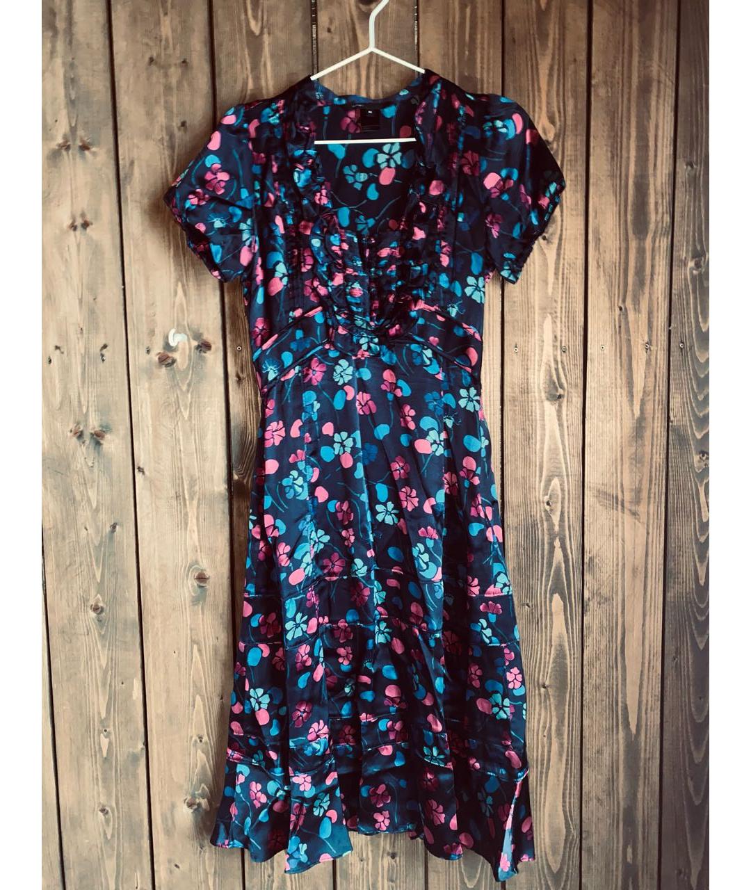 MARC JACOBS Мульти шелковое повседневное платье, фото 2