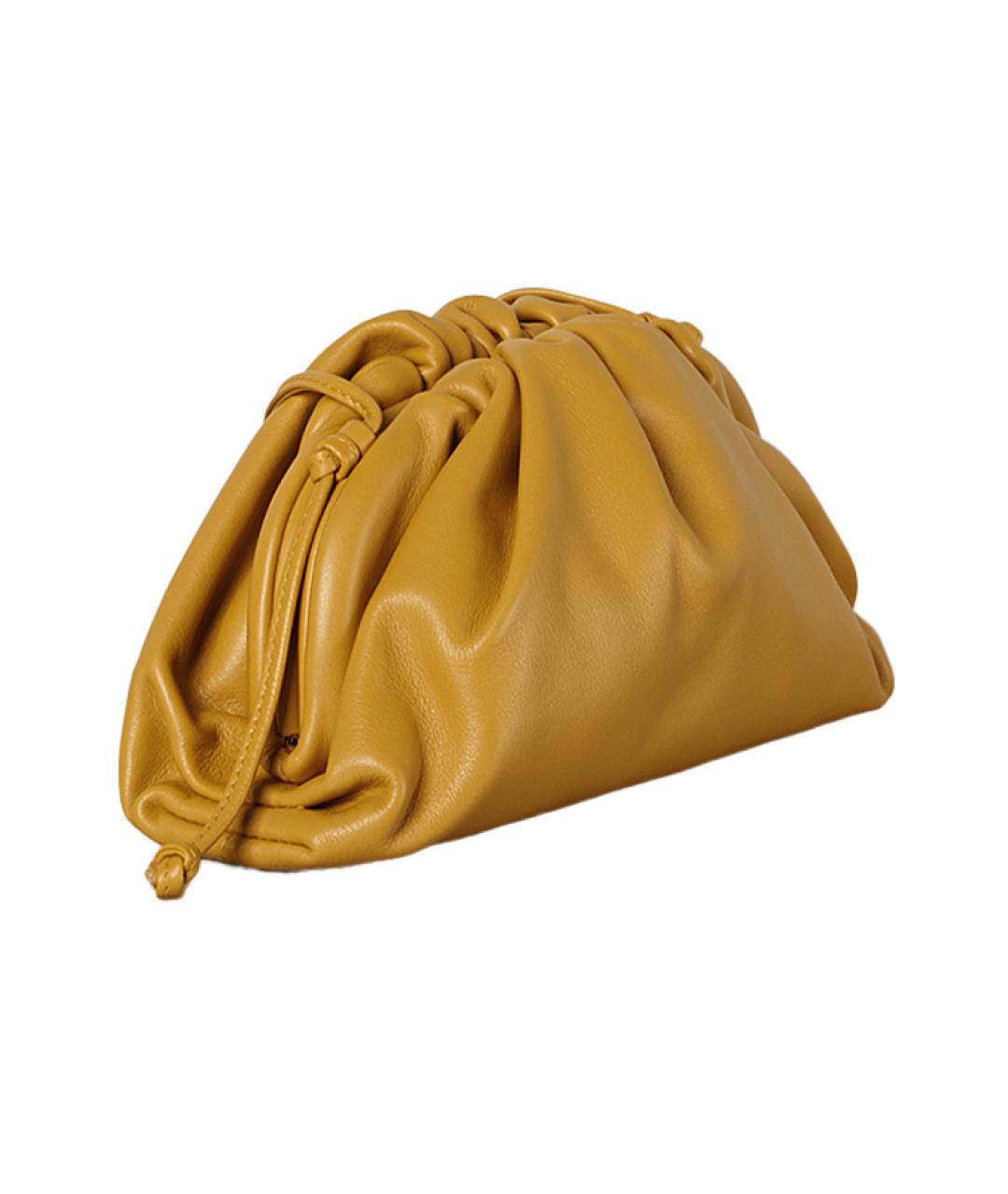 BOTTEGA VENETA Коричневая кожаная сумка через плечо, фото 2