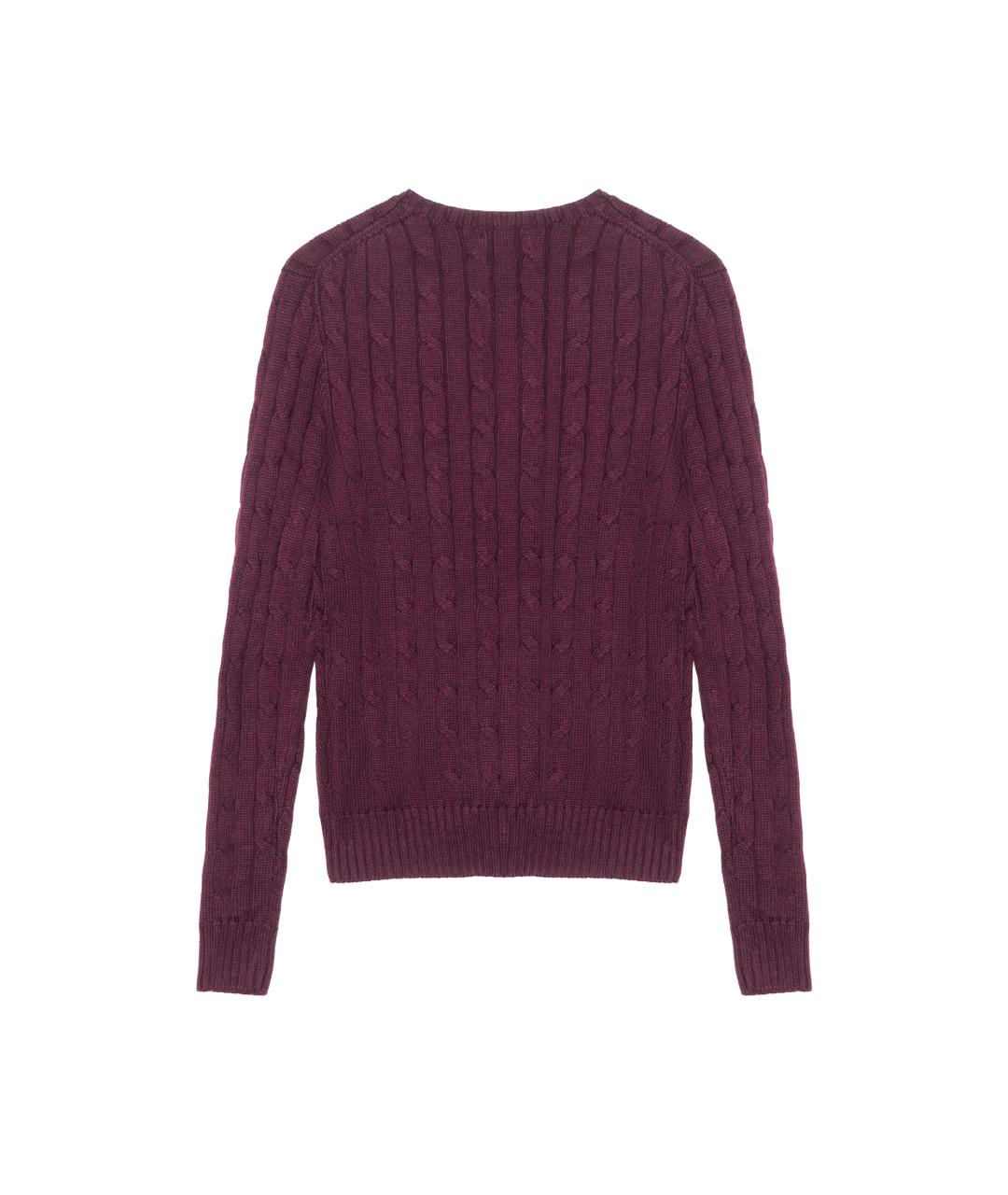 POLO RALPH LAUREN Бордовый джемпер / свитер, фото 2