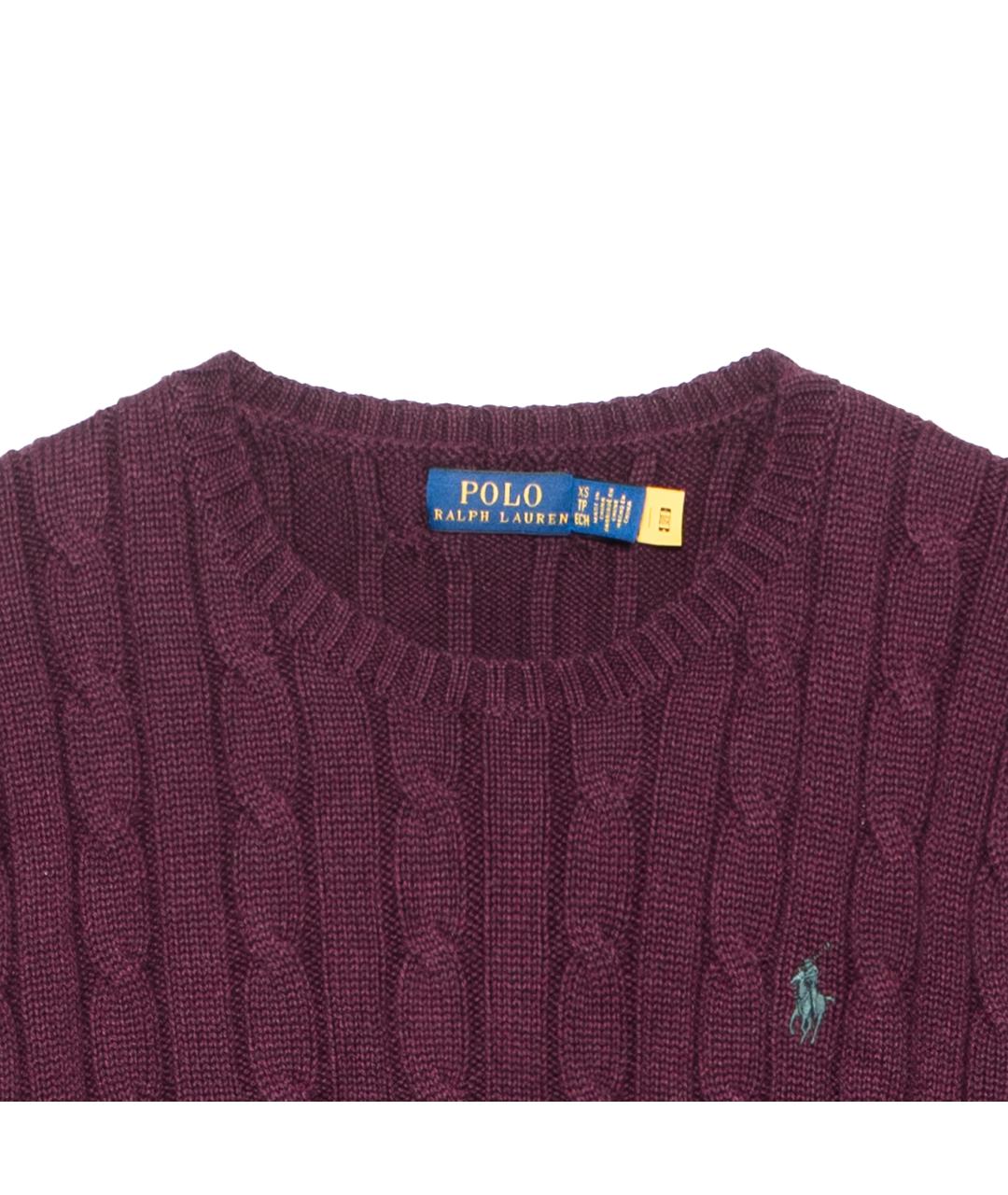 POLO RALPH LAUREN Бордовый джемпер / свитер, фото 5