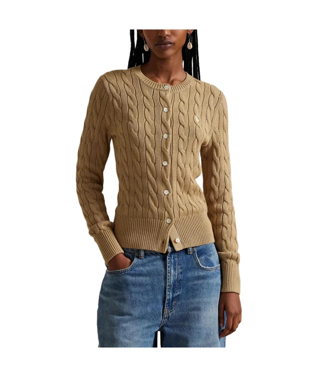 POLO RALPH LAUREN Хаки кардиган, фото 2