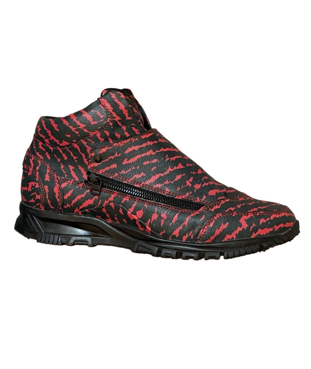 LANVIN Мульти кожаные высокие кроссовки / кеды, фото 1