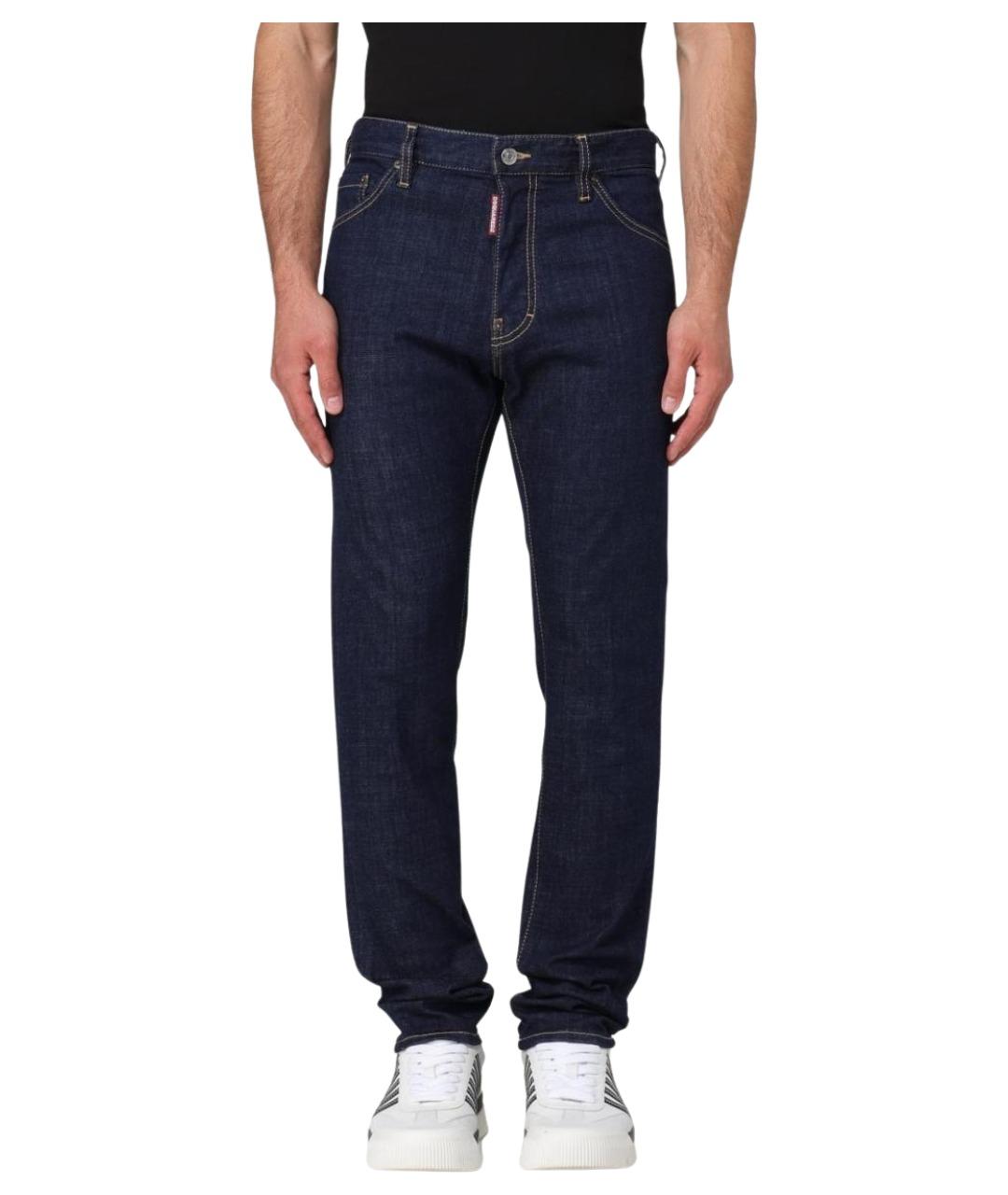 DSQUARED2 Синие прямые джинсы, фото 1