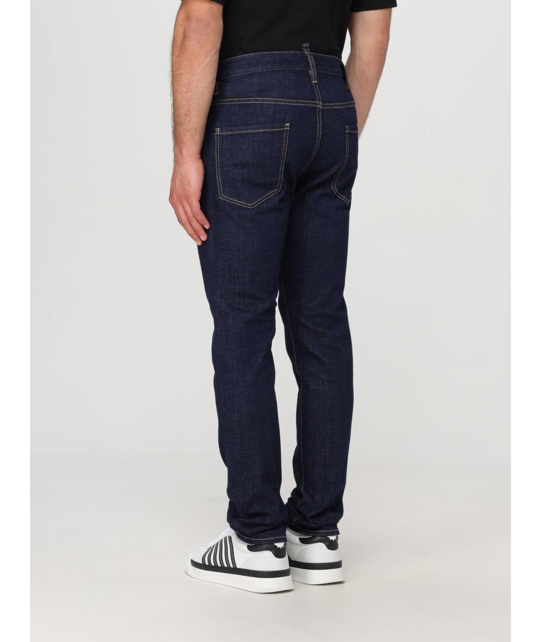 DSQUARED2 Синие прямые джинсы, фото 2
