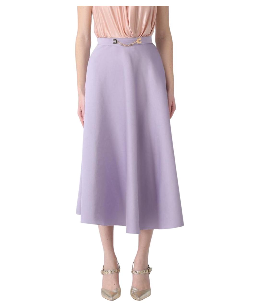 ELISABETTA FRANCHI Полиэстеровая юбка миди, фото 1