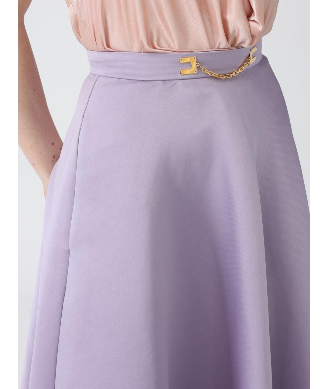 ELISABETTA FRANCHI Полиэстеровая юбка миди, фото 3