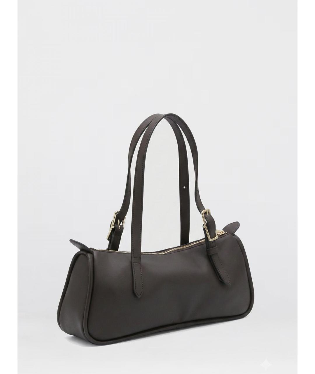 LONGCHAMP Коричневая тканевая сумка через плечо, фото 2