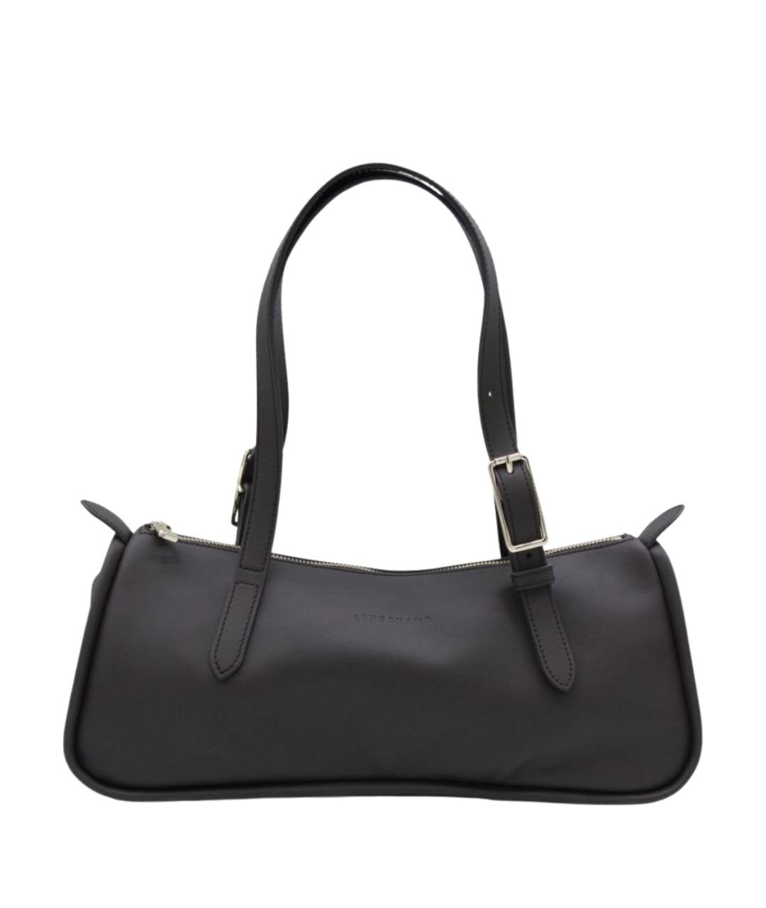 LONGCHAMP Коричневая тканевая сумка через плечо, фото 1