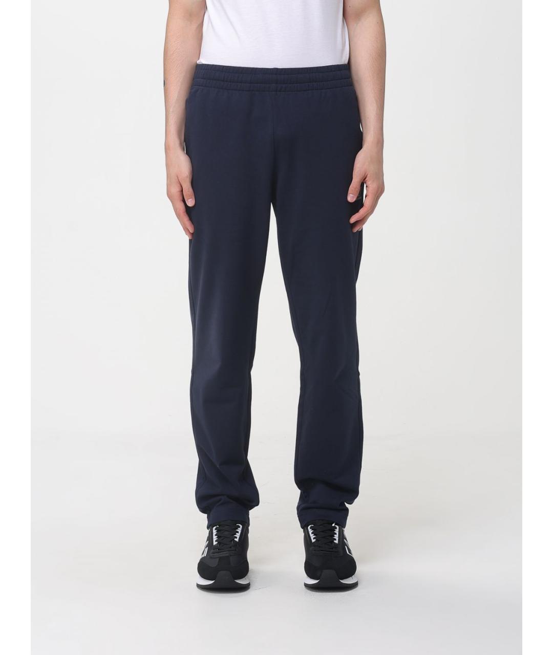 EA7 Синий хлопковый спортивный костюм, фото 6