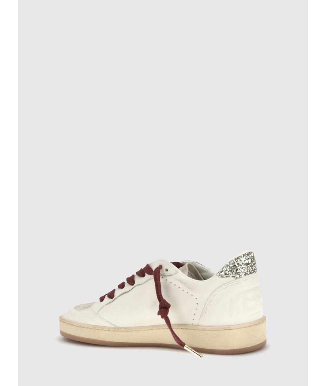 GOLDEN GOOSE DELUXE BRAND Белые кожаные кроссовки, фото 3