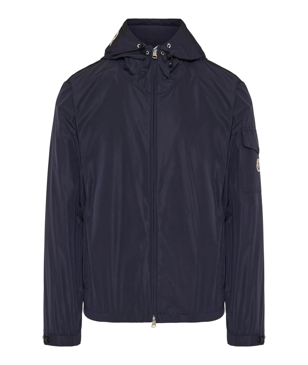 MONCLER Синяя полиамидовая куртка, фото 1