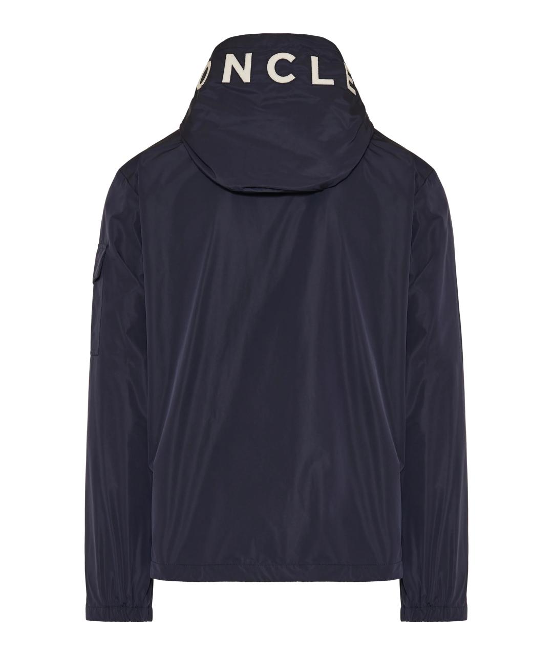 MONCLER Синяя полиамидовая куртка, фото 3