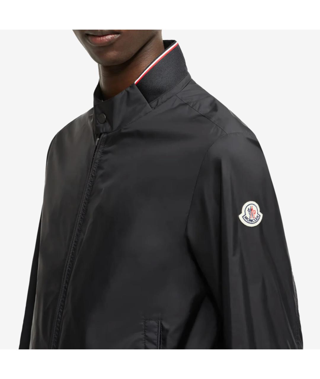 MONCLER Черная полиамидовая куртка, фото 3