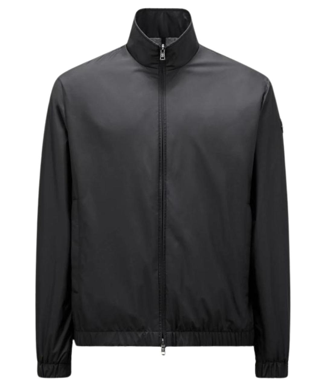 MONCLER Черная полиэстеровая куртка, фото 1