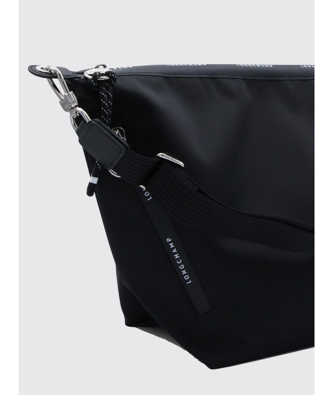 LONGCHAMP Черная синтетическая сумка через плечо, фото 3