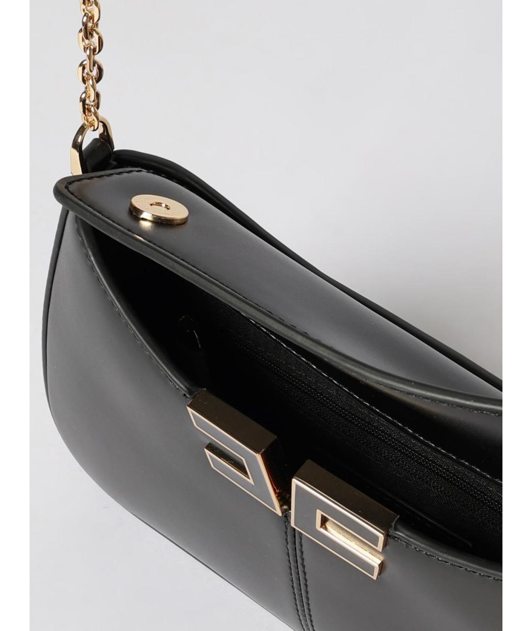 ELISABETTA FRANCHI Черная сумка через плечо, фото 3