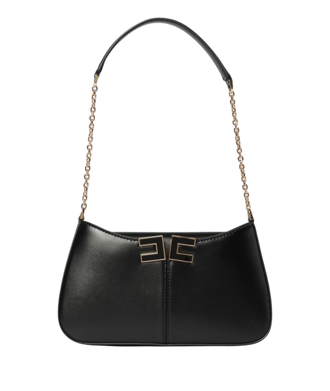 ELISABETTA FRANCHI Черная сумка через плечо, фото 1