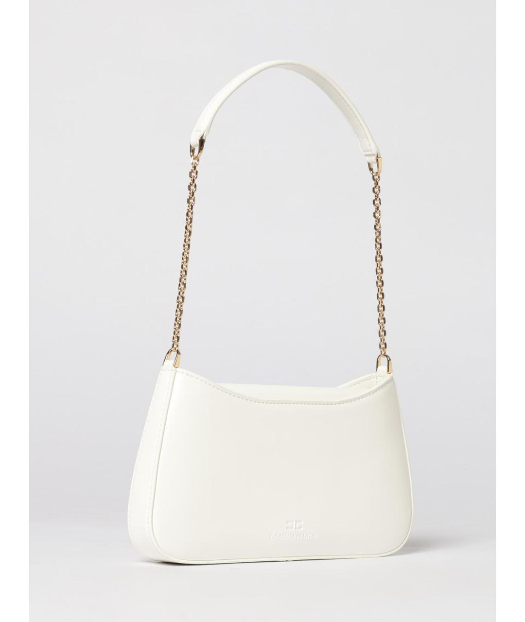 ELISABETTA FRANCHI Белая сумка через плечо, фото 2
