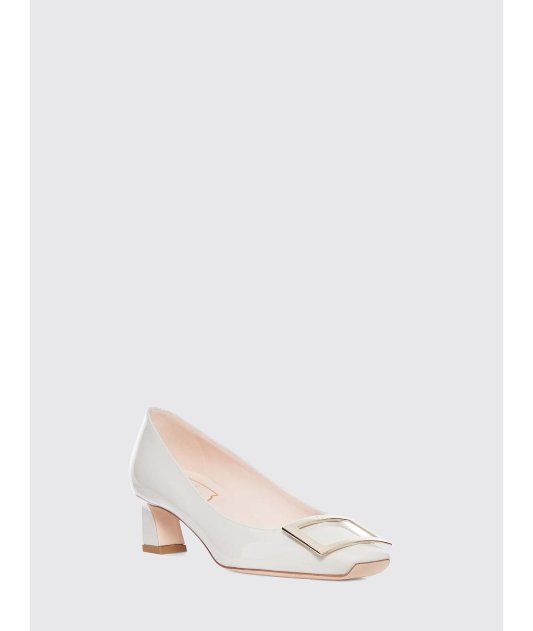 ROGER VIVIER Бежевые туфли из лакированной кожи, фото 2