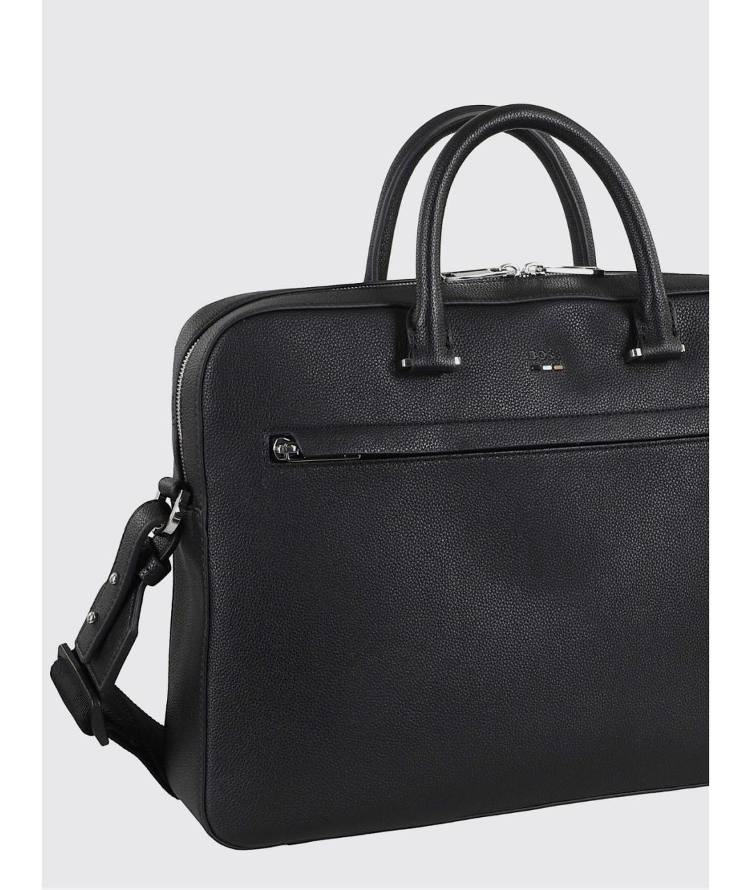 HUGO BOSS Черный портфель, фото 3