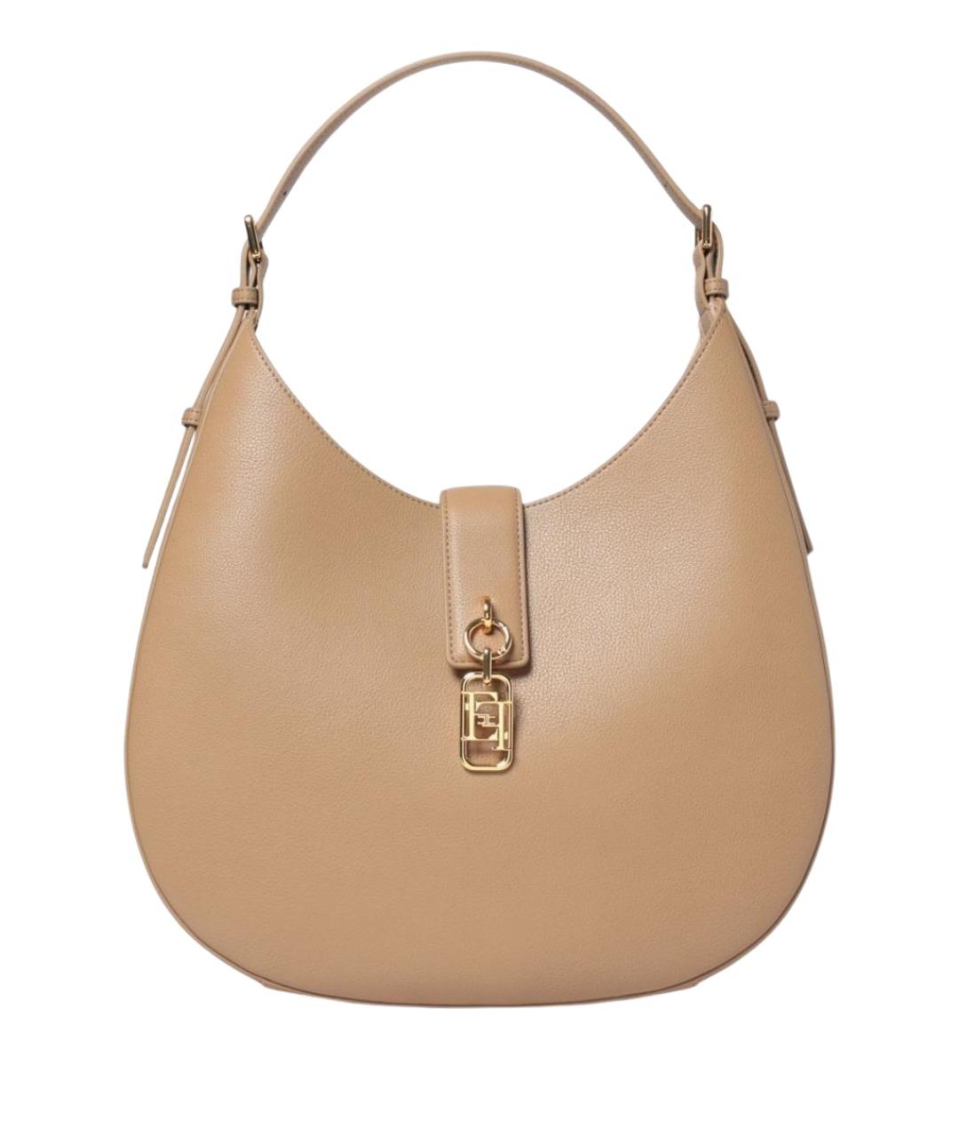 ELISABETTA FRANCHI Коричневая сумка через плечо, фото 1