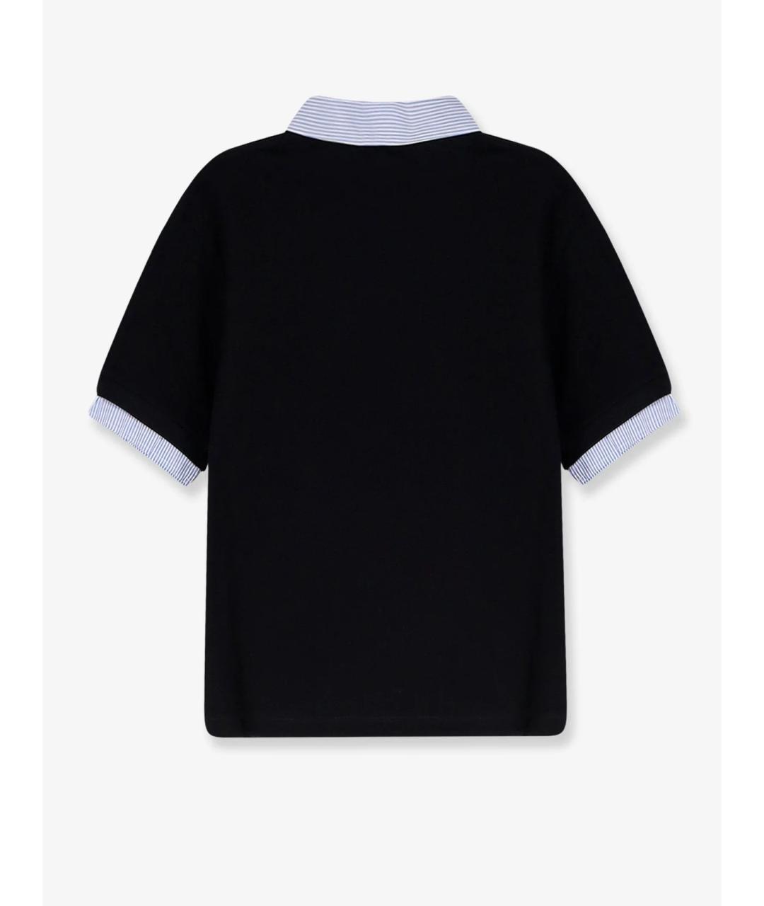 MIU MIU Черная хлопковая футболка, фото 3