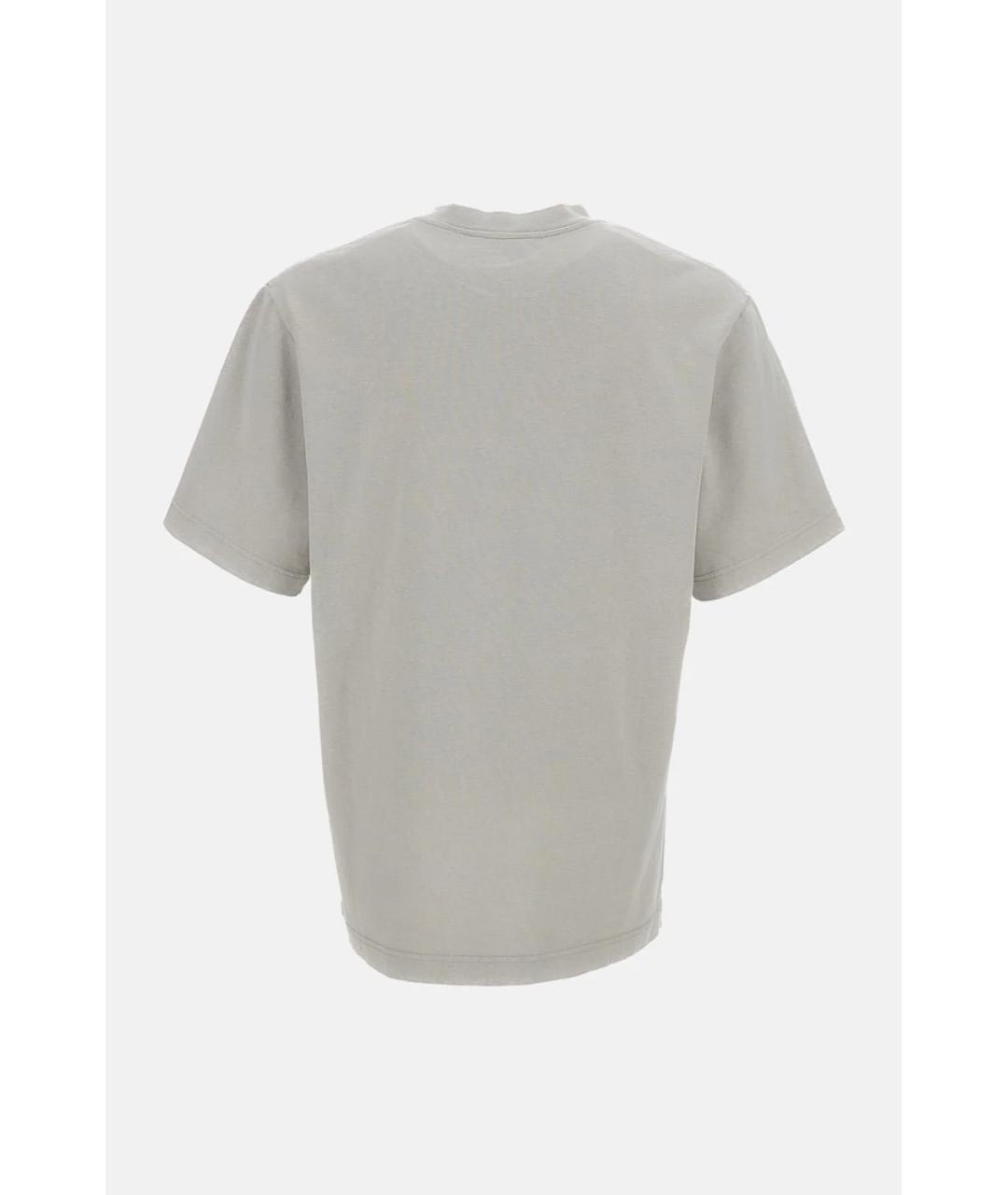 JACQUEMUS Бежевая хлопковая футболка, фото 2