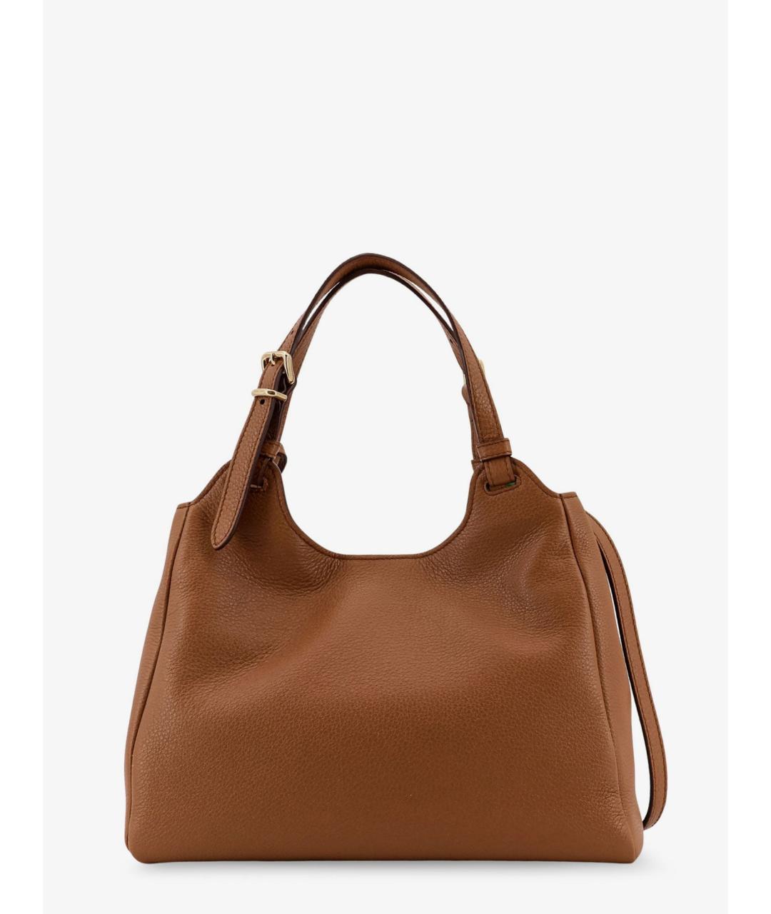 MIU MIU Коричневая кожаная сумка тоут, фото 2