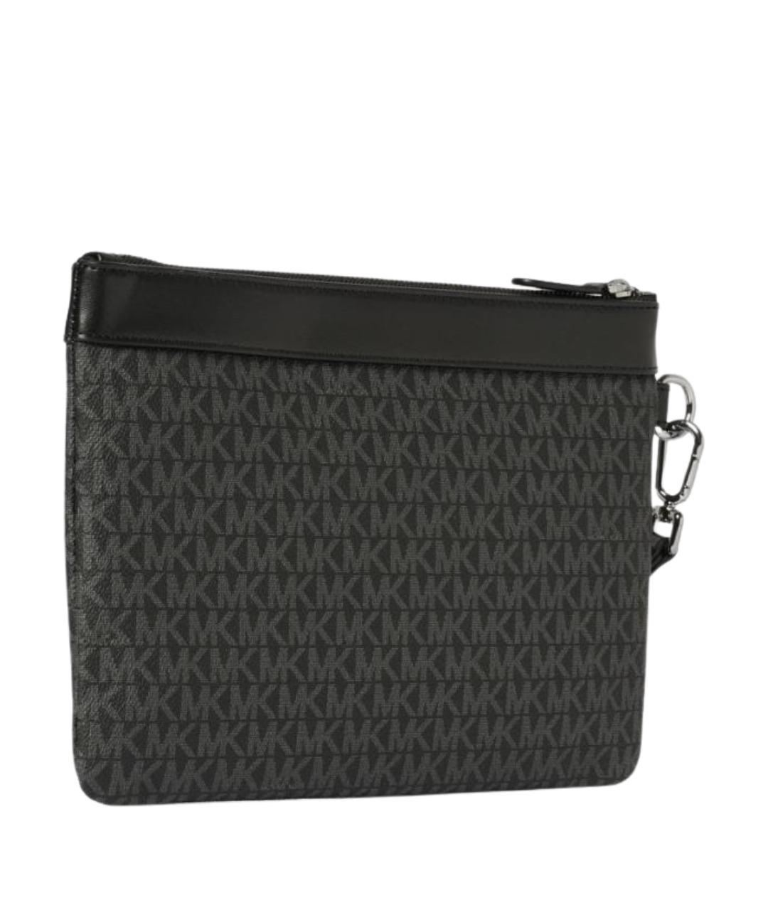 MICHAEL KORS Черный кожаный кошелек, фото 2