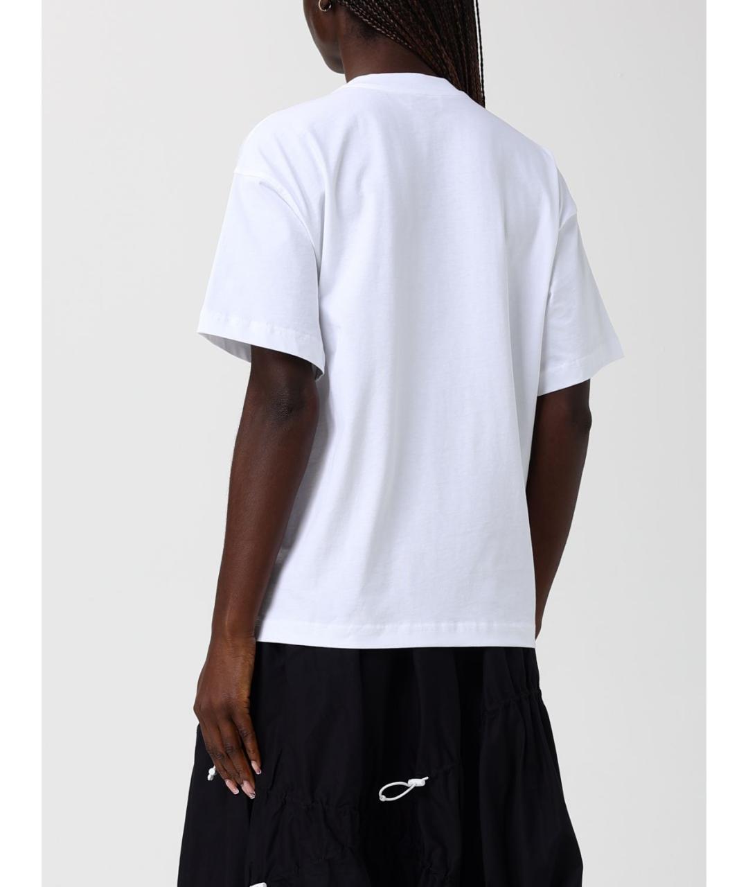 MOSCHINO Белая хлопковая футболка, фото 3