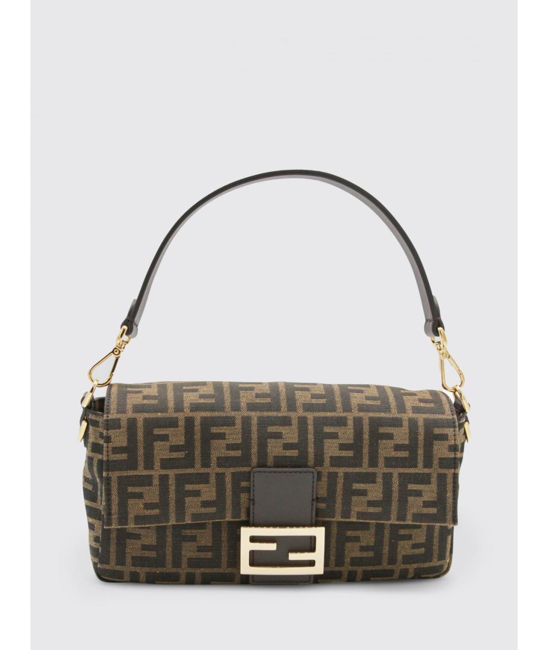 FENDI Коричневая сумка через плечо, фото 4