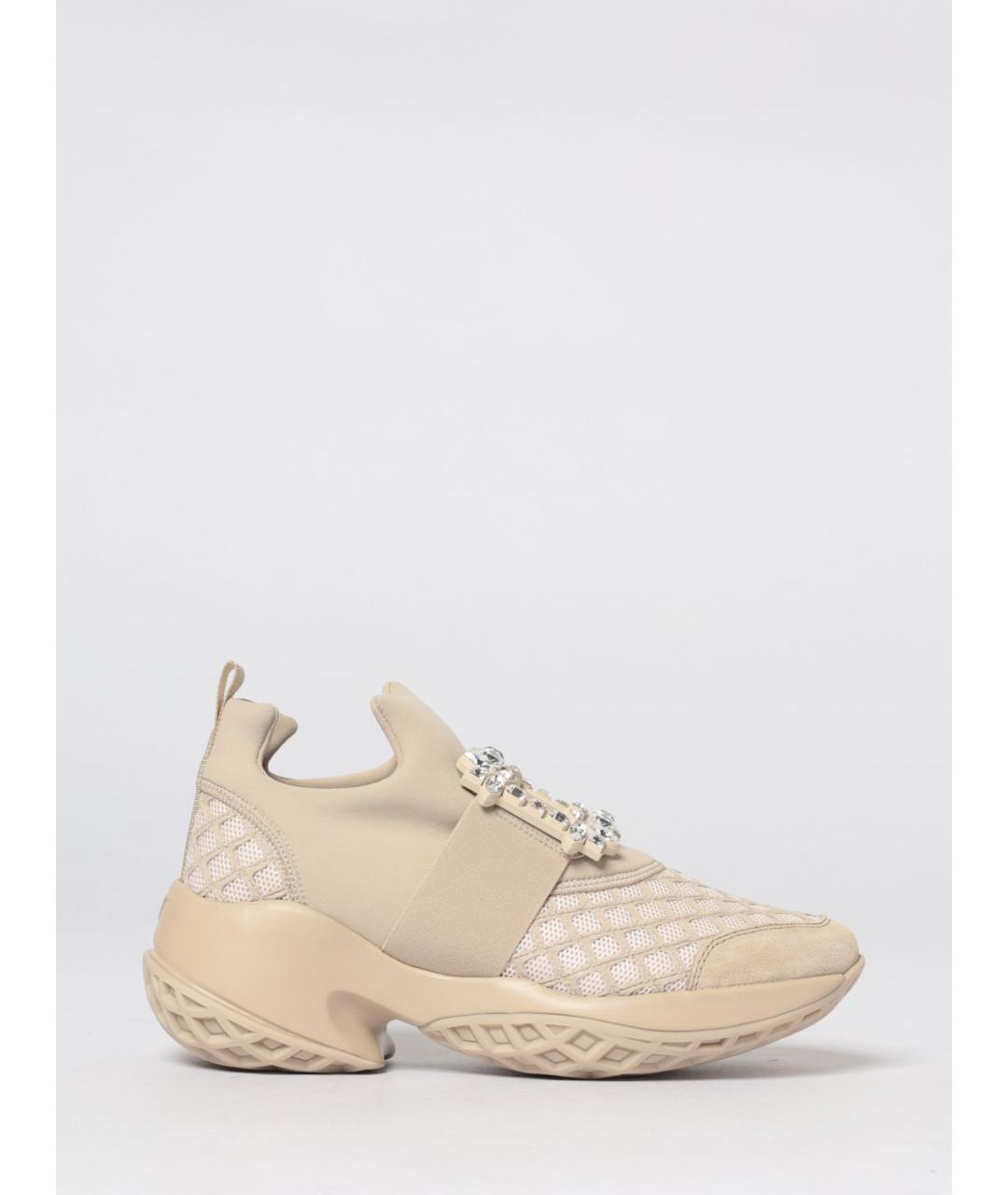 ROGER VIVIER Бежевые кроссовки, фото 4