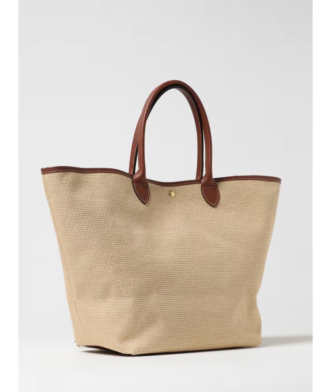 LONGCHAMP Коричневая сумка с короткими ручками, фото 2