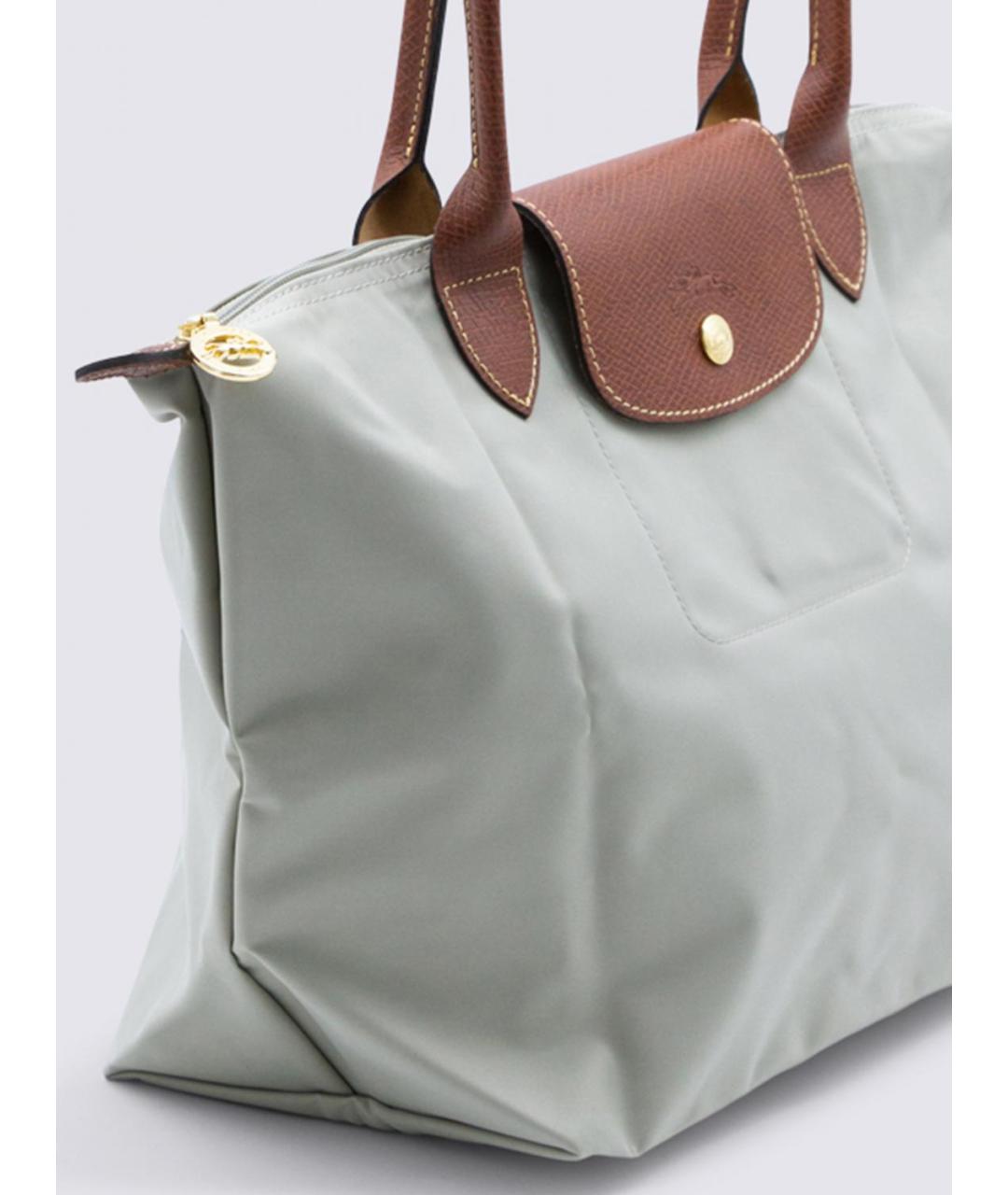 LONGCHAMP Серая сумка через плечо, фото 3