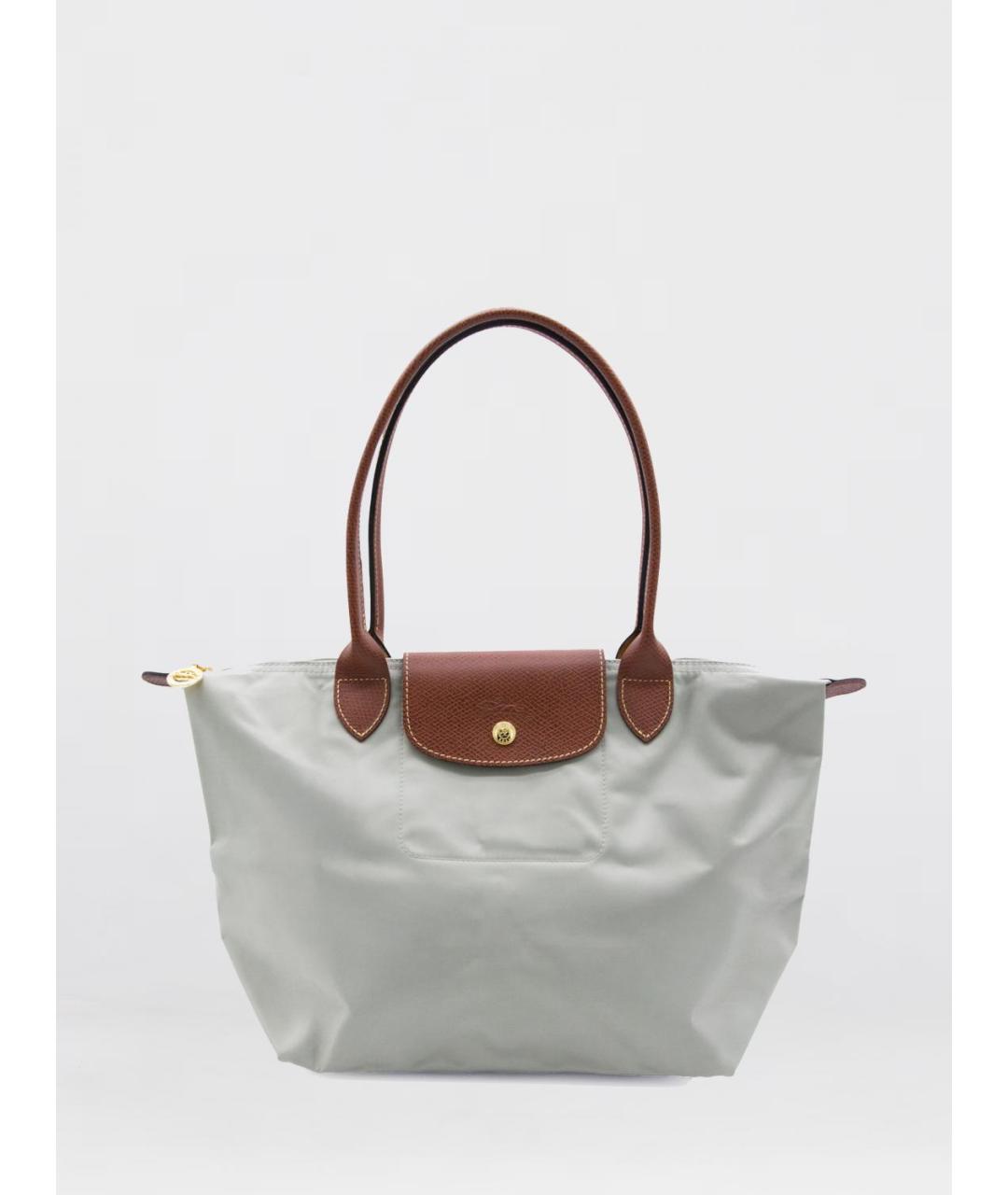 LONGCHAMP Серая сумка через плечо, фото 4