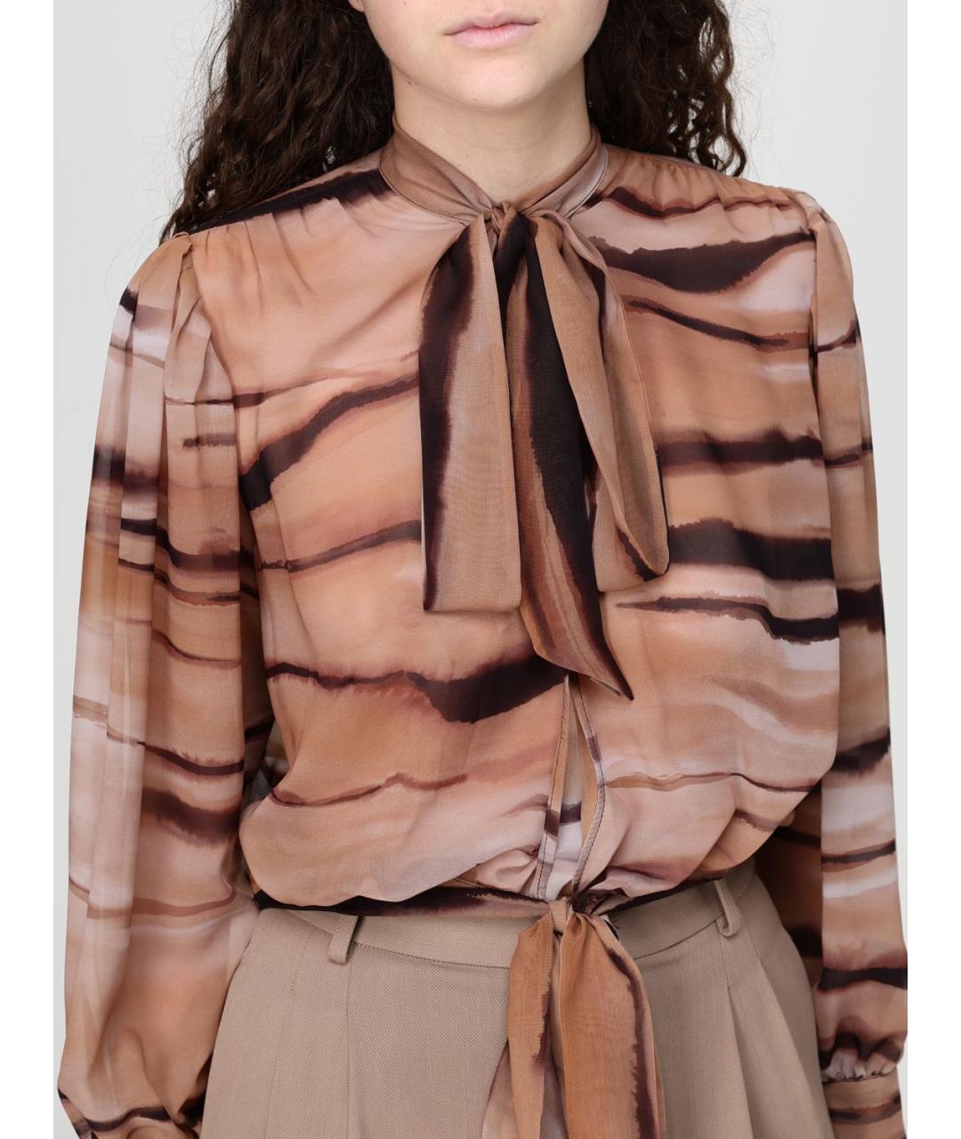 ELISABETTA FRANCHI Мульти шифоновая рубашка, фото 3